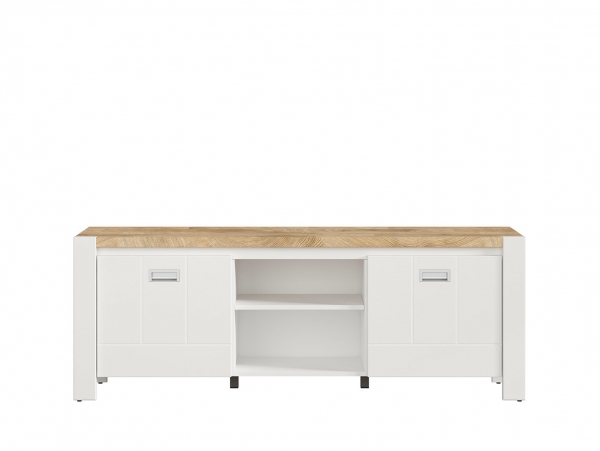 Тумба ТВ Dreviso RTV2D/160, белый/дуб вестминстер/белый