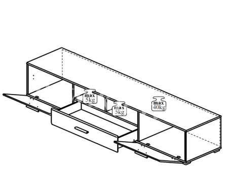 Стенка Арктика БРВ Украина, нимфея альба/белый глянец