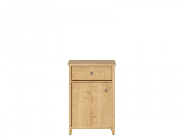 Тумба Porto KOM1D1S, дуб натурнальный берлингтон