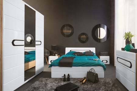 Кровать Byron LOZ/160 BRW Польша