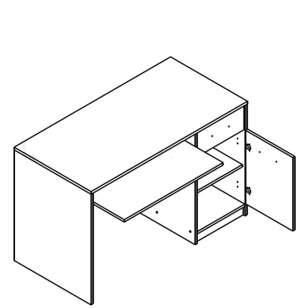 Стол письменный Непо  BIU120 Гербор