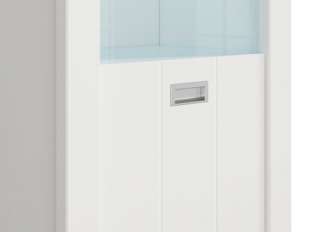 Витрина Dreviso REG1W/65/195, белый/дуб вестминстер/белый