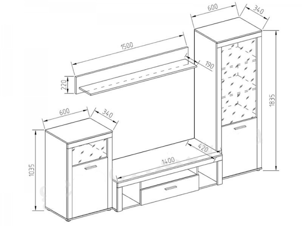 Стенка Остин 1