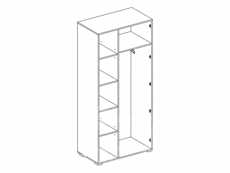 Шкаф Бьянко 2ДЗ Світ Меблів