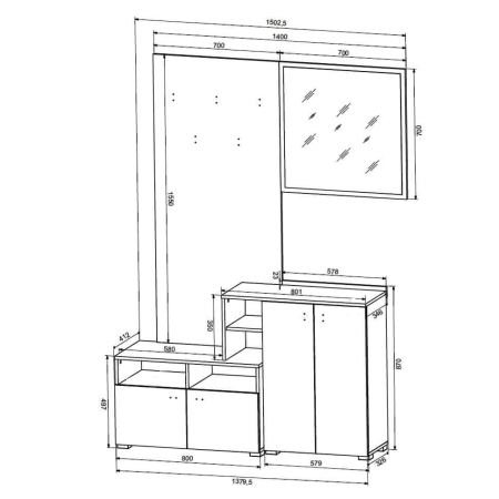 Прихожая Эбро ВМК (БРВ Украина)