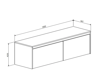 Тумба Анси KOM2K Гербор
