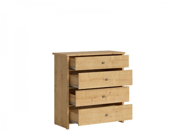 Комод Porto KOM4S, дуб натуральный берлингтон