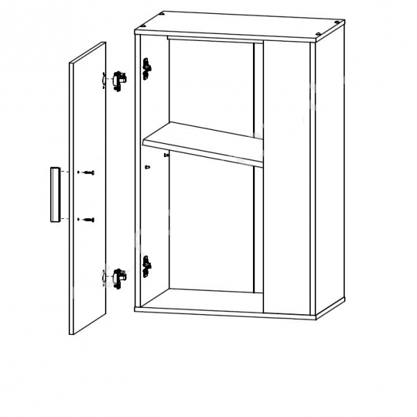 Стенка мини Барато Гербор, дуб сонома