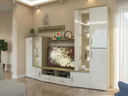 стенка в зал альба свит меблив