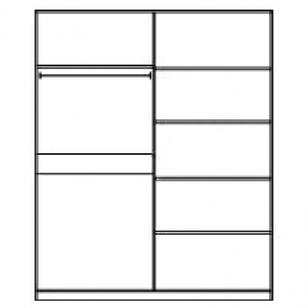 Шкаф Мария 4Д Світ Меблів