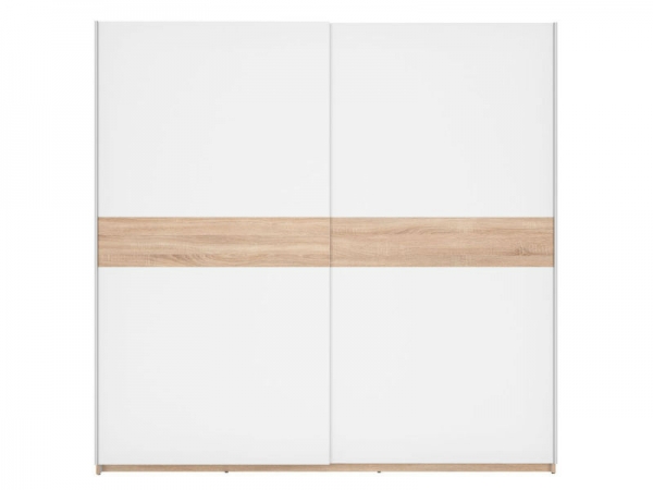 Шкаф-купе F27 SZF/215/210/3,дуб сонома/белый