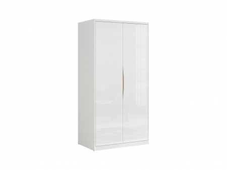 Шкаф Pori SZF2D, белый глянец