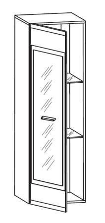 Витрина Вушер SFW 1W Гербор