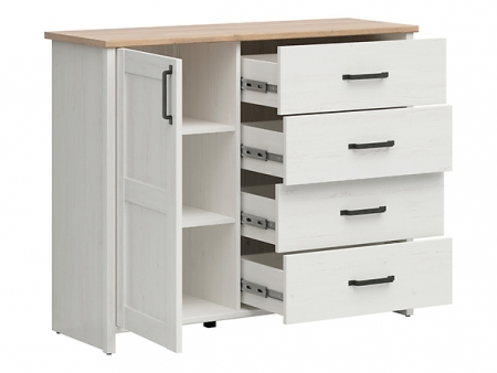 Комод Loksa KOM1D4S BRW Польша