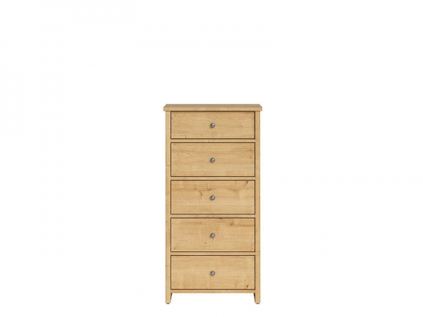 Комод Porto KOM5S, дуб натуральный берлингтон