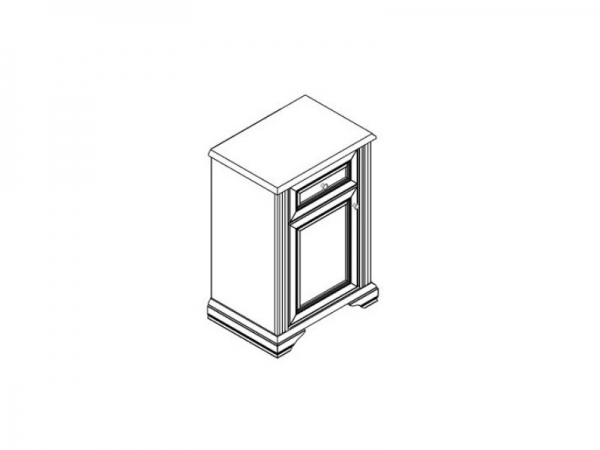 Комод Вайт 1D1S Гербор