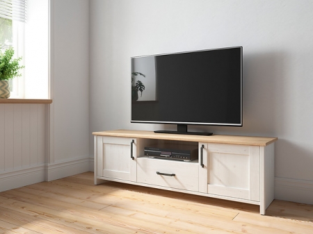 Тумба под телевизор Loksa RTV2D1S BRW Польша