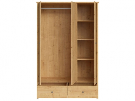 Шкаф Porto SZF3D2S, дуб натуральный берлингтон