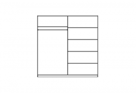 Шкаф Лилея Нова 4Д Світ Меблів