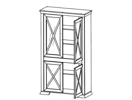 Витрина Марсель REG2D2W Гербор