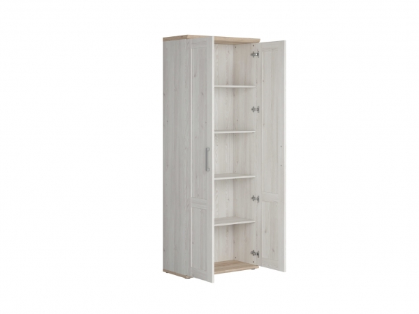 Шкаф Romance SZF2D, лиственница sibu светлая/дуб санремо светлый