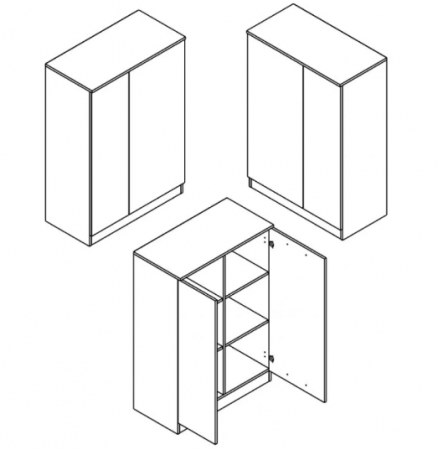 Тумба Офис Нью KOM2D Гербор