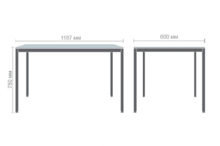 Стол офисный Турин AMF