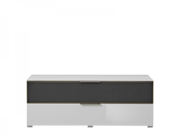 Тумба ТВ Median RTV1K1S/5/14, белый/белый глянец/антрацит
