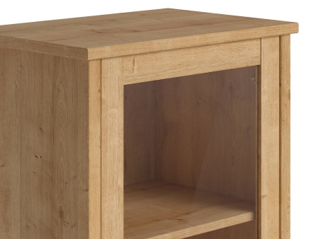 Витрина Porto REG1W2S, дуб натуральный берлингтон