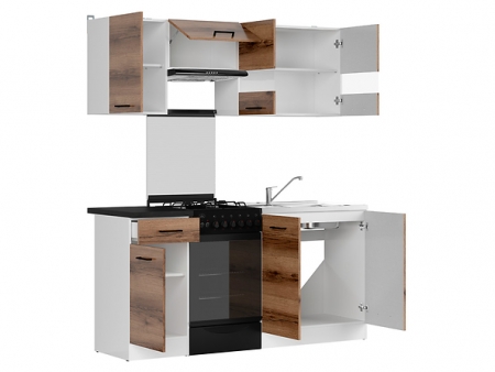 Кухня Junona Line 170 дуб делано темный BRW Польша