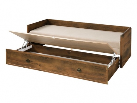 Кровать с подъемным механизмом Indiana JLOZ80/160 BRW Польша