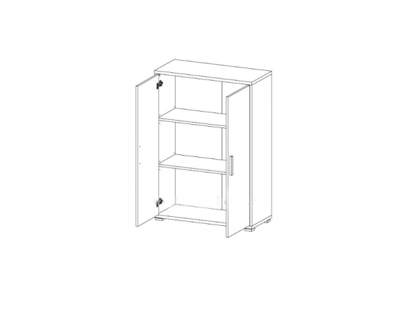 Шкафчик Офис Лайн REG2D/114 Гербор
