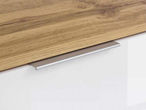 Тумба Zele KOM4D, дуб вотан/белый глянец