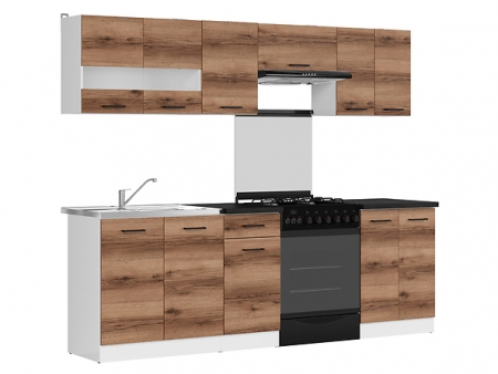 Кухня Junona Line 240 дуб делано темный BRW Польша