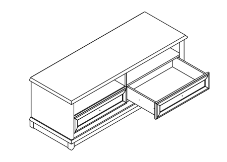 Тумба ТВ Соната РТВ 150 Гербор New