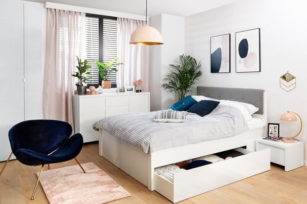 Тумба прикроватная Kaspian KOM1S BRW Польша