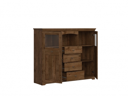 Буфет Patras KOM2W4S, дуб april