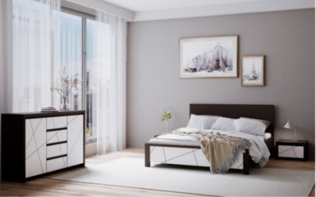 Спальня Каспиан БРВ Украина, белый снег