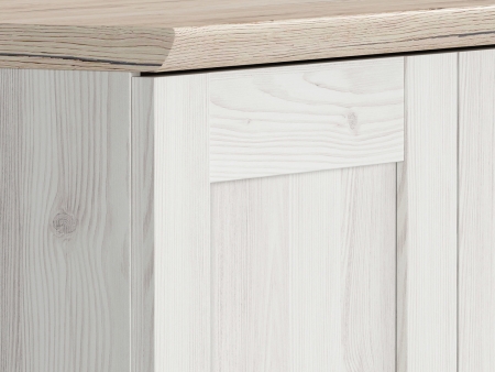 Тумба Romance KOM2D, лиственница sibu светлая/дуб санремо светлый