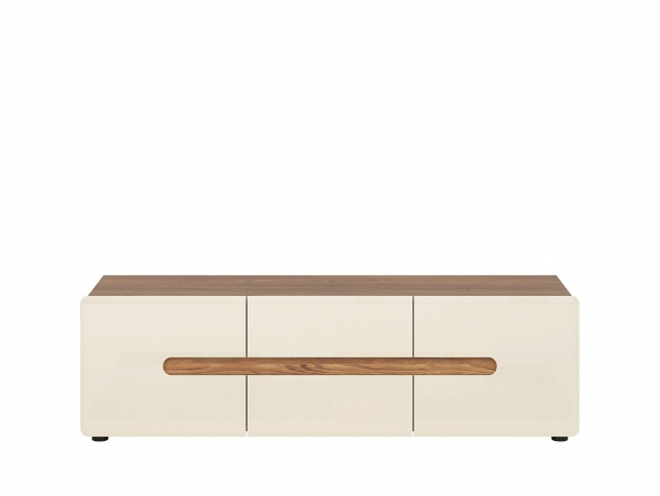 Тумба ТВ Indio RTV2D2S, лиственница sibiu золотая, перламутр глянец