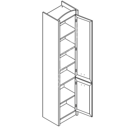 Пенал Салерно REG2DP Гербор