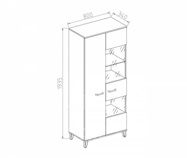 Шкаф Рио Світ Меблів