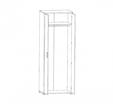 Шкаф платяной Офис Лайн SZF2D/79/220 Гербор