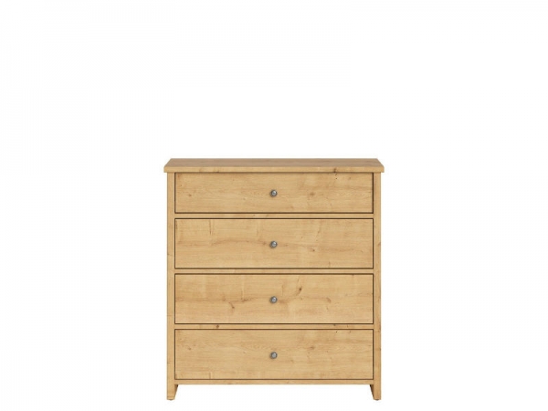 Комод Porto KOM4S, дуб натуральный берлингтон