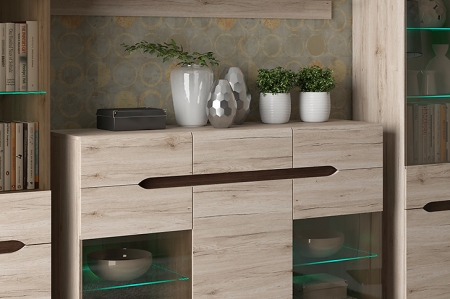 Комод Elpasso KOM2W1D3S BRW Польша