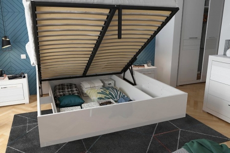 Кровать Flames LOZ/160/B с подъемным механизмом BRW Польша