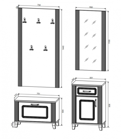 Прихожая Канди БРВ Украина