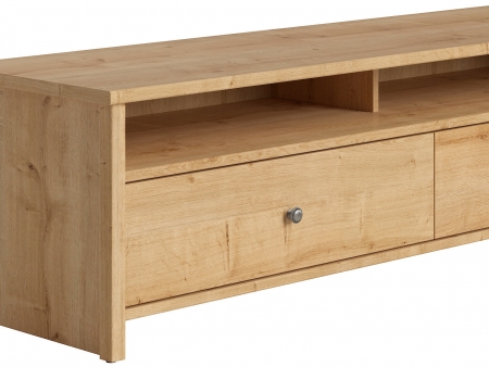 Тумба ТВ Porto RTV2S/160, дуб натуральный берлингтон