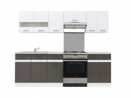 кухня junona line 240 brw вольфрам серый