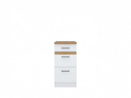 Тумба кухонная Junona Line D3S/40/82, белый глянец